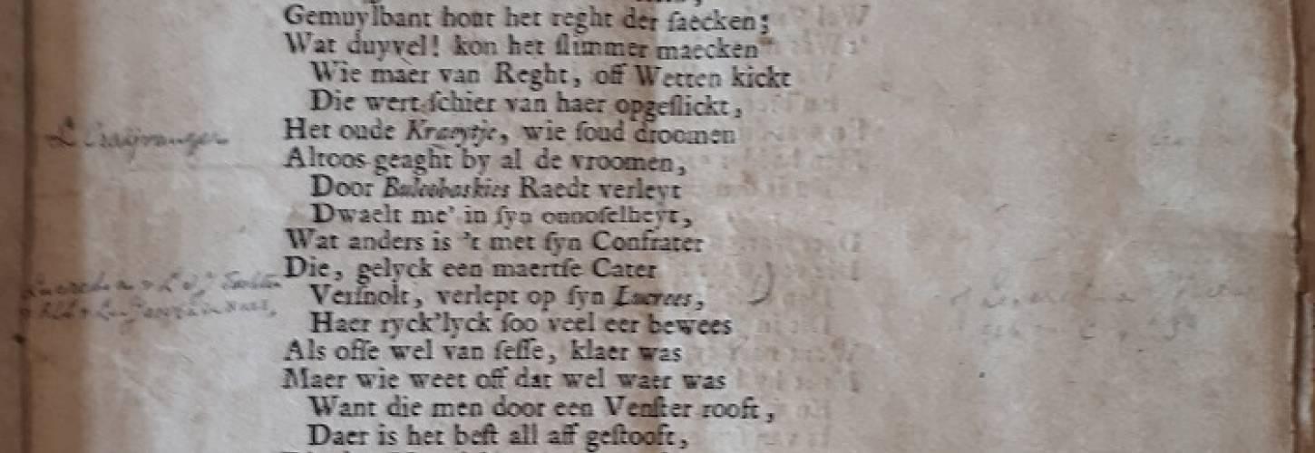 spotdicht over plooierijen in Tiel