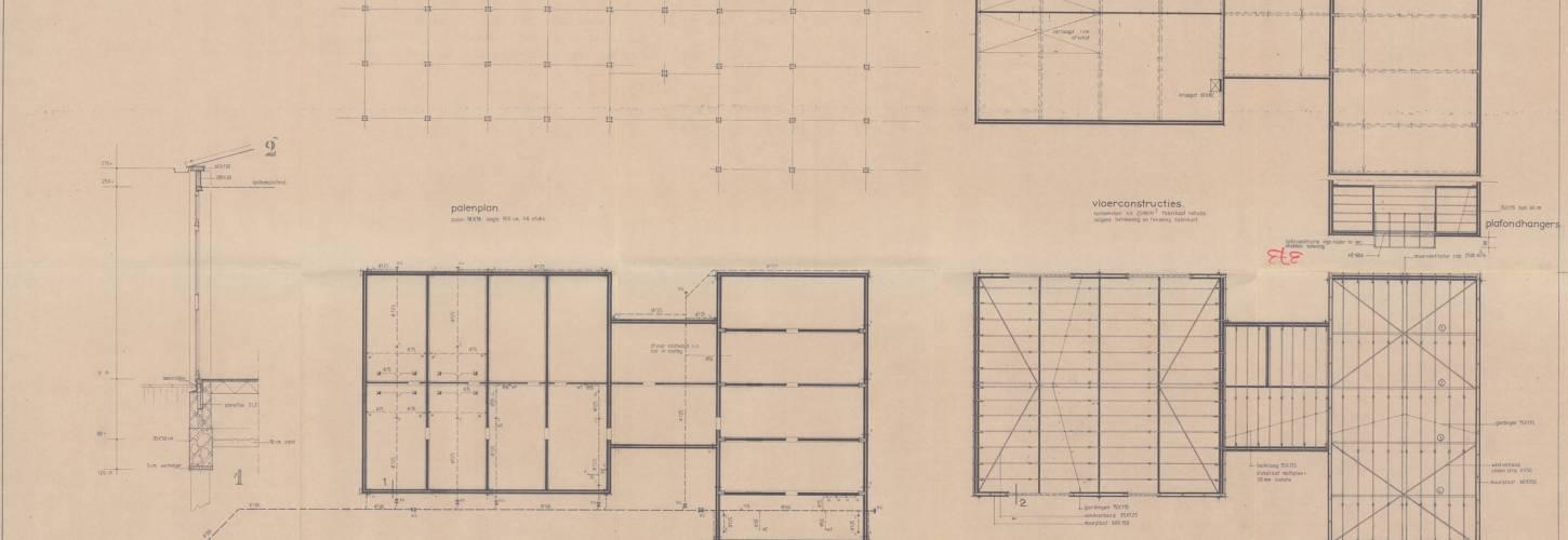 plattegrond bij een bouwaanvraag voor een huis