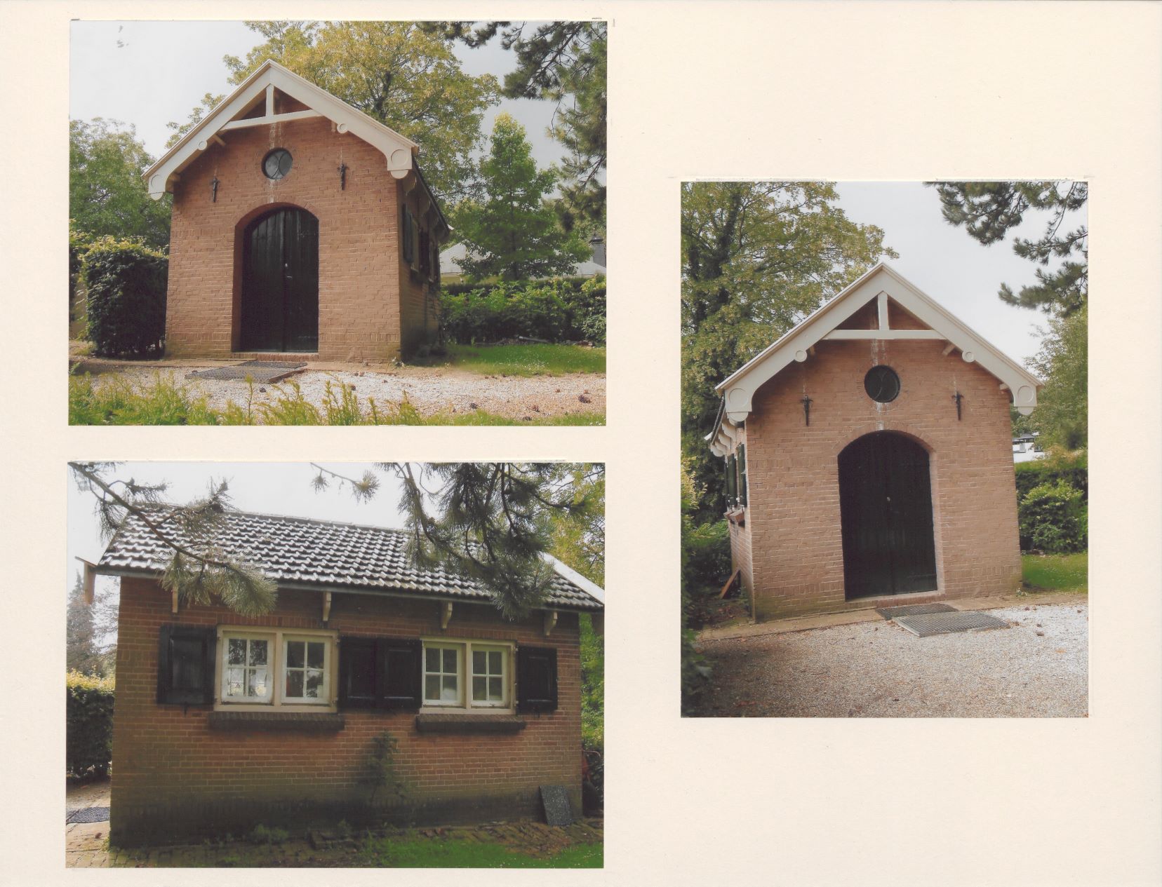 fotos van drenkelingenhuisje op begraafplaats culemborg