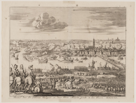 tekening beleg van zaltbommel