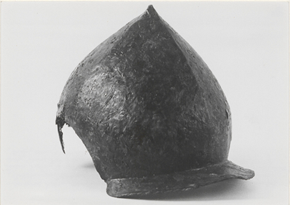 foto van oude spaanse helm
