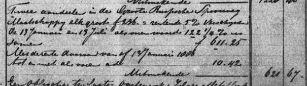 memorie van successie Lambertus Kremer